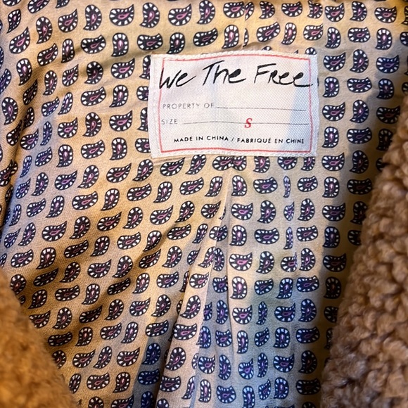 Free people Small worn 1x teddy - Picture 3 of 6